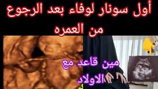 حمدي ووفاء ظهور نتيجة السونار بعد الرجوع من العمره💔 مين كان قاعد مع الاولاد [upl. by Neladgam]