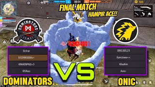 FINAL MATCH DOMINATORS VS ONIC ESPORTS GUA AUTO PAKE MODE 500hz🔥 [upl. by Kenimod127]