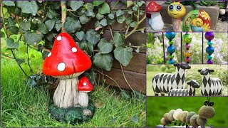 Fascinating and Adorable Garden Ornaments l Garden Ornaments Decor l Garden Makeover [upl. by Yelwah]