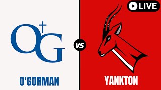 OGorman Knights vs Yankton Gazelles Volleyball [upl. by Osana375]