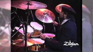 390 Moments of Zildjian  1989 Buddy Rich Memorial Concert with Dennis Chambers [upl. by Tsugua]