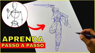 Como Desenhar Corpo Masculino do Zero [upl. by Seaton]