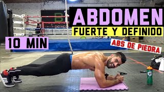 Abdominales En Casa 10 MIN Reto de Plancha Para Marcar tu Abdomen [upl. by Ihcelek]