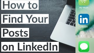 How To Find Your Published Posts on LinkedIn [upl. by Niamor]