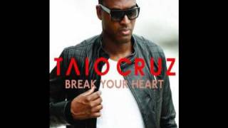 Taio Cruz  Break Your Heart ft Ludacris Instrumental With Lyric [upl. by Millard]