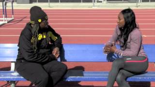 Carmelita Jeter  HighlightInterview with Fastest Living Woman on Earth [upl. by Eillam]