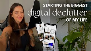 day 1 of the biggest digital declutter of my life 📱 summer reset amp fresh start [upl. by Adyela]