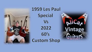 1959 Les Paul Special vs 2022 60 Custom Shop [upl. by Ahseeyt]