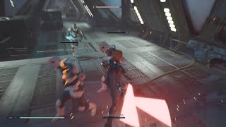 STAR WARS Jedi Fallen Order boss fight [upl. by Ecnadnak]