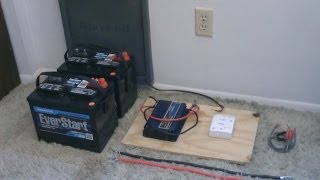 How to hook up Solar Panels with battery bank  simple detailed instructions  DIY solar system [upl. by Lottie]