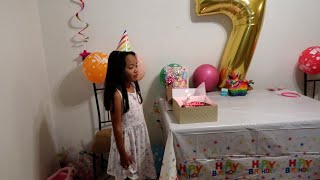 Georgina 7th Birthday  late upload  Ohana Vlogs [upl. by Laenahtan]