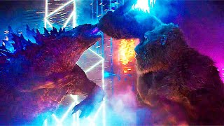 Godzilla vs Kong  Hong Kong Battle Scene  Movie Clip HD [upl. by Aleakam566]