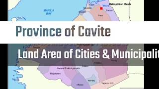 Size of Cities amp Municipalities in Cavite [upl. by Prestige]