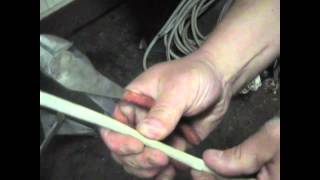 how to strip copper wire with no special tools part 1 [upl. by Airamas583]