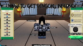 How To Get Sengoku Inferno  Shindo Life Roblox [upl. by Asetal]