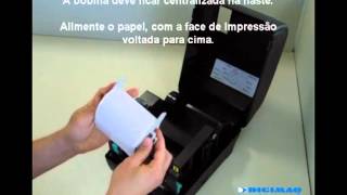 Abastecimento de Papel Impressora Bematech LB1000 [upl. by Corine]