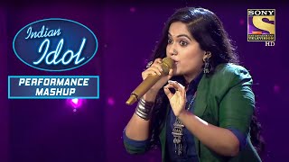 Sayli ने बिखेरा अपने सुरों का जादू quotMere Naseeb Meinquot गाकर  Indian Idol  Performance Mashup [upl. by Ecirum]