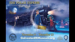 THE POLAR EXPRESS™ Train Ride Returns to Galveston Railroad Museum [upl. by Chien]