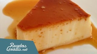 Flan de huevo al baño María  Muy fácil [upl. by Ecnerual922]