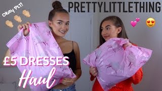 PRETTYLITTLETHING £5 DRESSES NEW amp IMPROVED  PLT TRY ON HAUL  DAN and HAZ [upl. by Beard569]