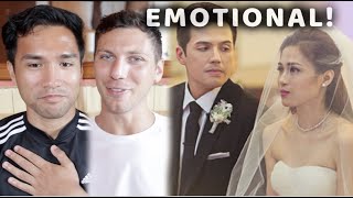 Toni Gonzaga amp Paul Soriano Wedding Reaction [upl. by Ayihsa]