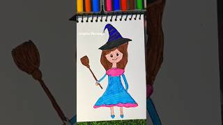 Easy kids drawing shorts trending viralvideo youtubeshorts kids reels art trending funny [upl. by Atrahc]