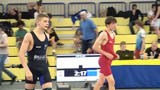 Wrestling  Ringen BrandenburgCup 2024 Freestyle Jugend A U17 65 kg Lucht  SchmidtBohn [upl. by Aztiram157]