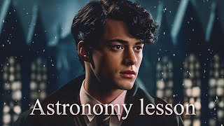 Tom Riddle asmr  Astronomy lesson on the roof of Hogwarts [upl. by Chader]