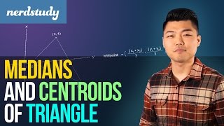 Median and Centroid of Triangles  Nerdstudy [upl. by Catima504]