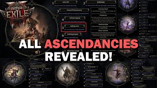 All Path of Exile 2 Ascendancy Classes Revealed [upl. by Rickert]