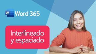 Interlineado y espaciado ⎪Curso de Word 365 [upl. by Eelnayr322]