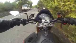 Gopro Etna Nord Rifugio Brunek Aprilia Dorsoduro 750  CRASH Kawasaki Z800 [upl. by Marcelia148]