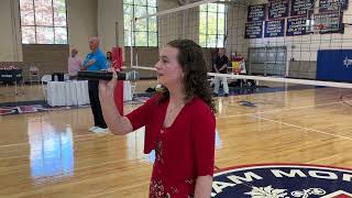 Wilbraham amp Monson Academy Avah MacDonald 27 national anthem 10924 [upl. by Karlotta]