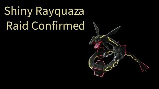 Shiny Rayquaza Event Confirmed [upl. by Synn]