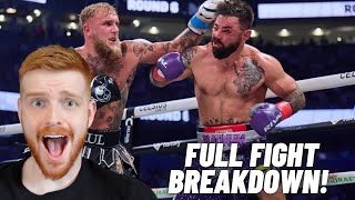 Jake Paul Scores CRUSHING KO vs Mike Perry  Full Fight Breakdown [upl. by Hootman112]