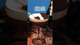 Halloween Espresso Martini Idea Cookies amp Cream Martini 🪦 espressomartini [upl. by Schonthal]