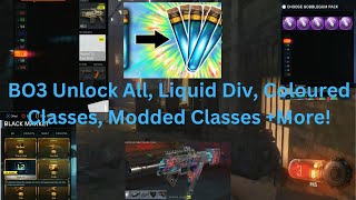 How To Get Free Unlock All On Black Ops 3 Dark Matter Liquid Div  More PS45 [upl. by Adnilam]