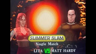 Lita vs Matt Hardy  WWF No Mercy  Nintendo 64 Video Game [upl. by Hachmann]