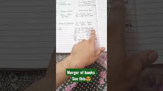 Merger of banks in indian banking system  Nationalisation of banks bcom 3rd year [upl. by Kieger]