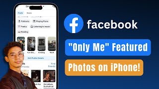 How to quotOnly Mequot Featured Photo on Facebook iPhone  Story Highlight Privacy Settings [upl. by Adivad]