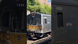 MTA LIRR M7 train arrives at Bayside shorts [upl. by Oisinoid]