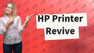 How do I get my HP printer to work again [upl. by Ariajay]