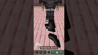 Armor Stand In Minecraft はいよろこんで minecraft gaming minecraftideas minecraftshorts videoshort [upl. by Emerson55]