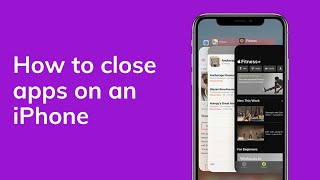 How To Quickly Close Down iPhone Apps [upl. by Waltner412]