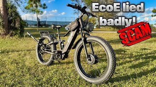 I Got Screwed By EcoE  This EBike Was Supposed To Do 50MPH [upl. by Couture]