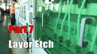 Part 7  Layer Etch  PCBWay PCB Manufacturing Process [upl. by Craggy]