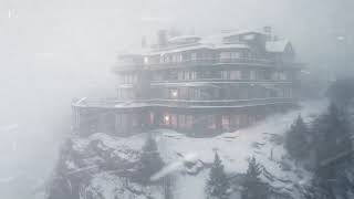 Heavy Snowstorm Hits Mountain Resort ┇Blizzard Sounds for Sleeping┇Howling Wind amp White Noise [upl. by Accebar]