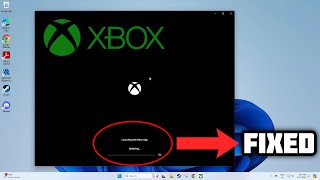 How to fix Xbox App stuck at quotlaunching Xbox Appquot In PC windows 11  2024 [upl. by Ylrac]