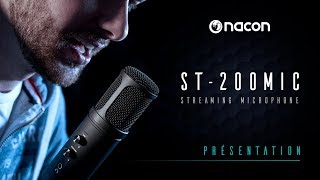 Nacon ST200MIC  Microphone streaming  Présentation [upl. by Ibrik645]