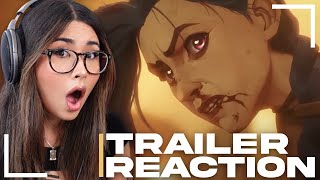 Arcane Season 2  Official Trailer My Reaction [upl. by Bertila]